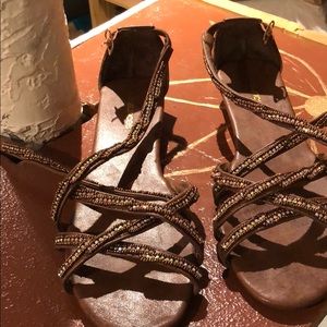 Brown sandals
